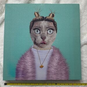 Empire Art Direct Miley Cyrus Cat Canvas Wall Art